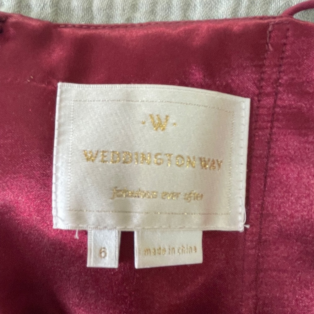 Weddington Way Burgundy formal dress - Picture 6 of 6